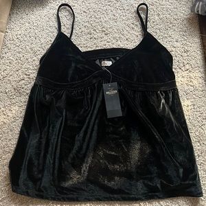 NWT Hollister Velvet Top